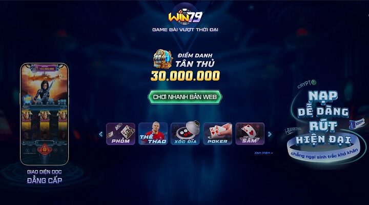 Win79 – Game bài vượt thời đại uy tín 2025