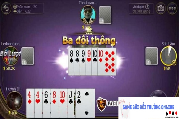 Ba đôi thông trong Sâm Lốc gamebaidoithuongonlinelive