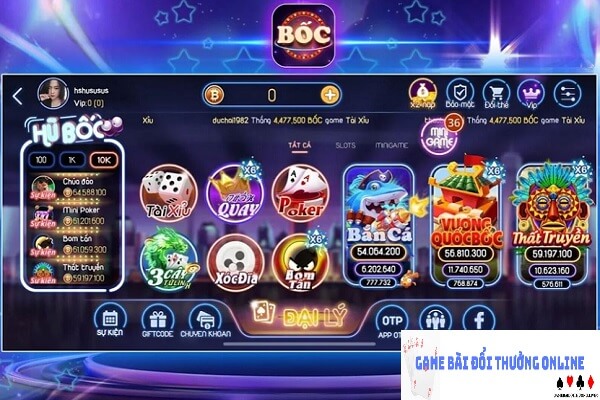 kho game Bốc Club gamebaidoithuongonlinelive