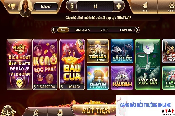 Kho game NhatVip gamebaidoithuongonlinelive