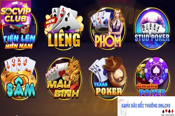 Kho game Socvip Club gamebaidoithuongonlinelive
