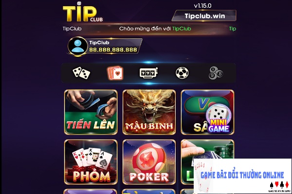 Kho game Tip Club gamebaidoithuongonlinelive