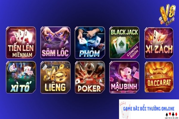 Kho game V8 Club gamebaidoithuongonlinelive