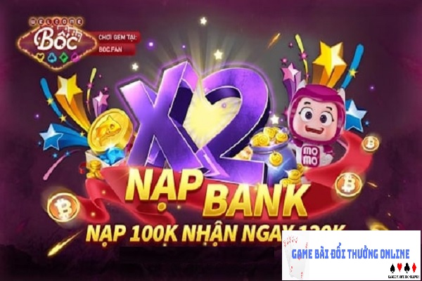Khuyến mãi Bốc Club gamebaidoithuongonlinelive