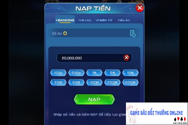 Nạp tiền Vip79 gamebaidoithuongonlinelive