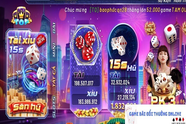 ThanQuay gamebaidoithuongonlinelive
