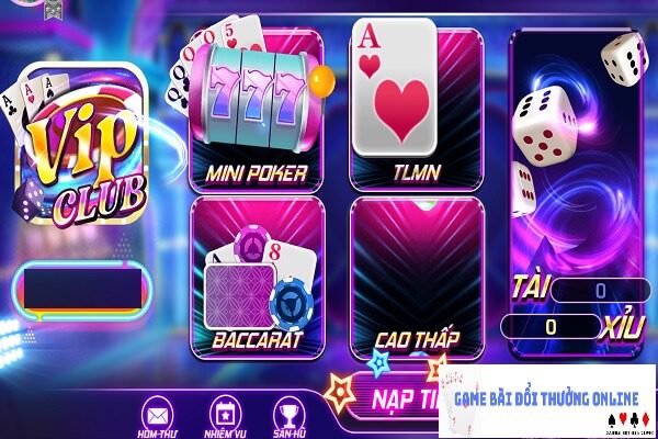 Game bài VipClub gamebaidoithuongonlinelive