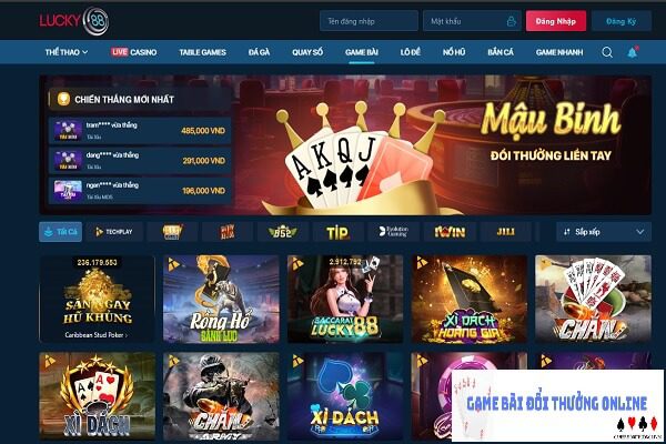 Lucky88 lừa đảo hay không gamebaidoithuongonlinelive
