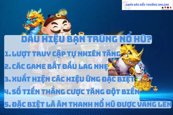 dấu hiệu nổ hũ